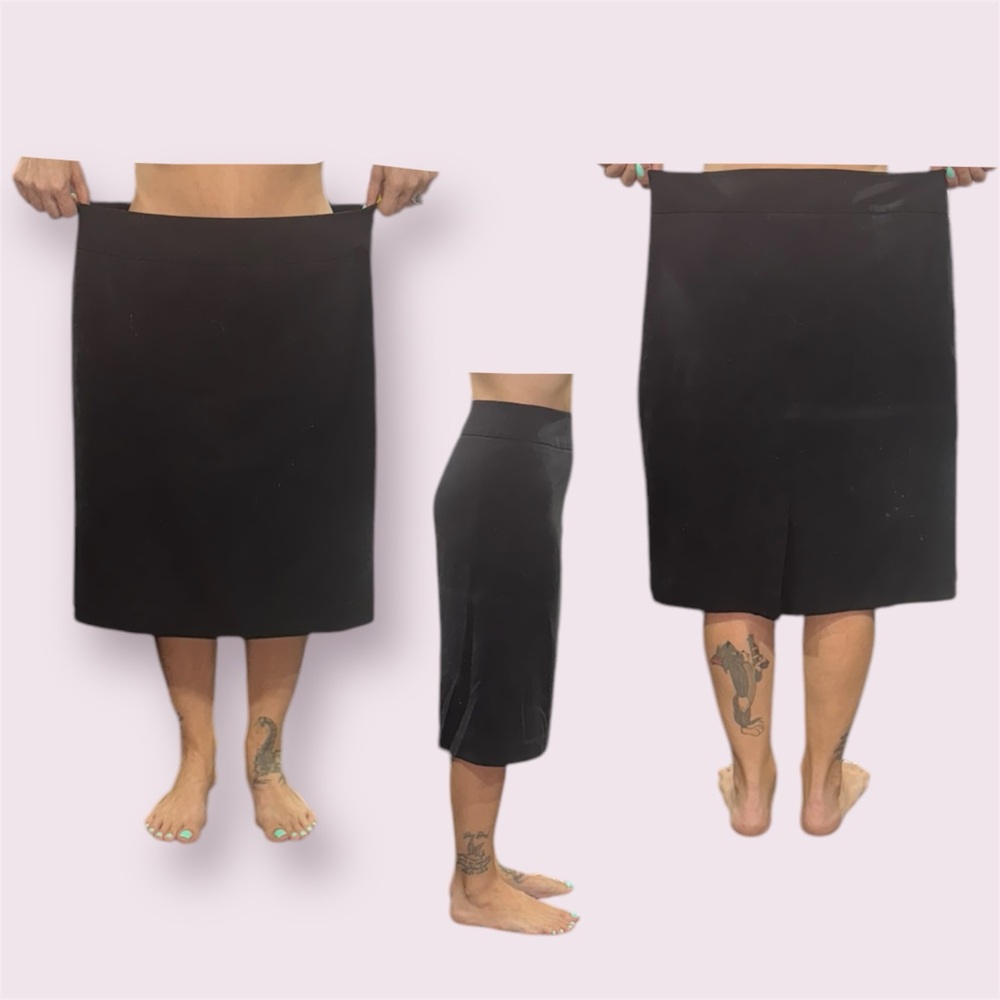 Classic Black Pencil Skirt